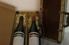 Weinpräsentkarton Koffer mit Griff